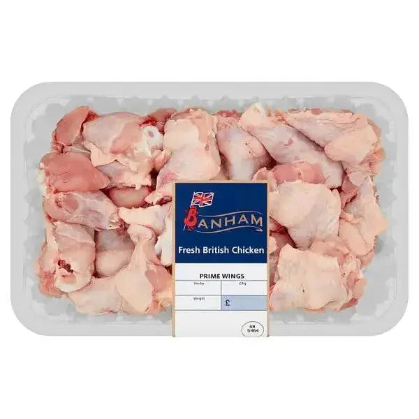 Banham Fresh British Chicken Prime Wings 1kg