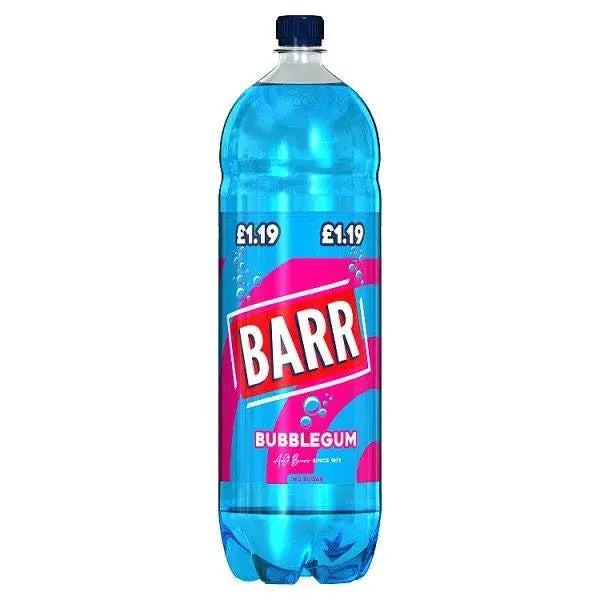 Barr Bubblegum Soft Drink 2l (Case of 6)