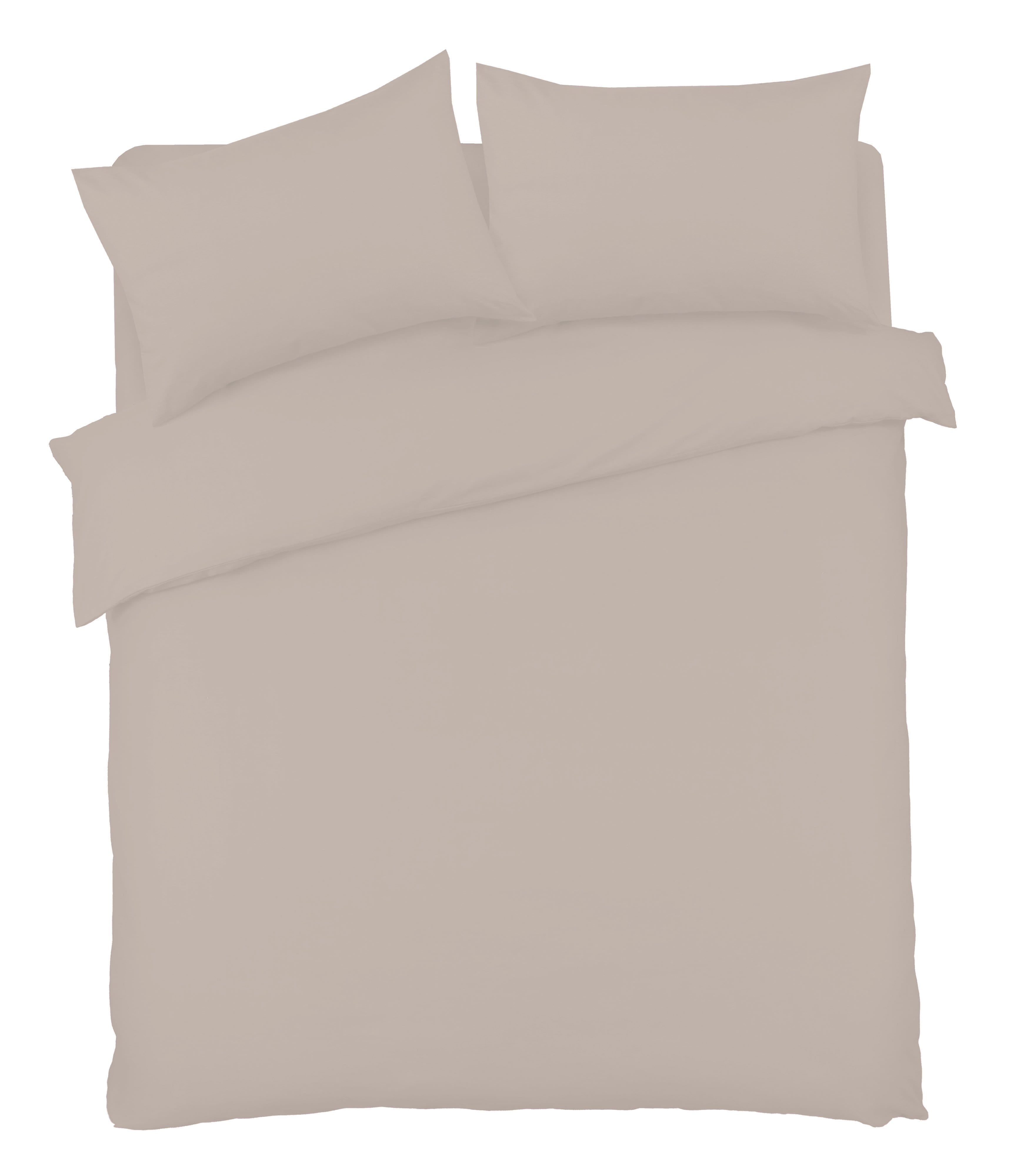 OLIVIA ROCCO Basics Luxury Cotton-Rich Duvet Set, Soft Durable Bedding In Single, Double, King, Super King Sizes, Elegant Color Options
