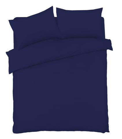OLIVIA ROCCO Basics Luxury Cotton-Rich Duvet Set, Soft Durable Bedding In Single, Double, King, Super King Sizes, Elegant Color Options