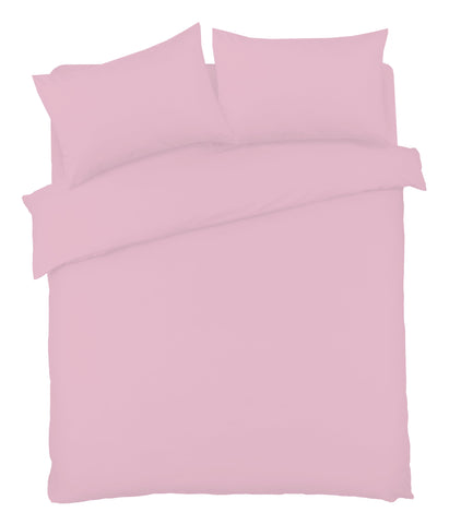 OLIVIA ROCCO Basics Luxury Cotton-Rich Duvet Set, Soft Durable Bedding In Single, Double, King, Super King Sizes, Elegant Color Options