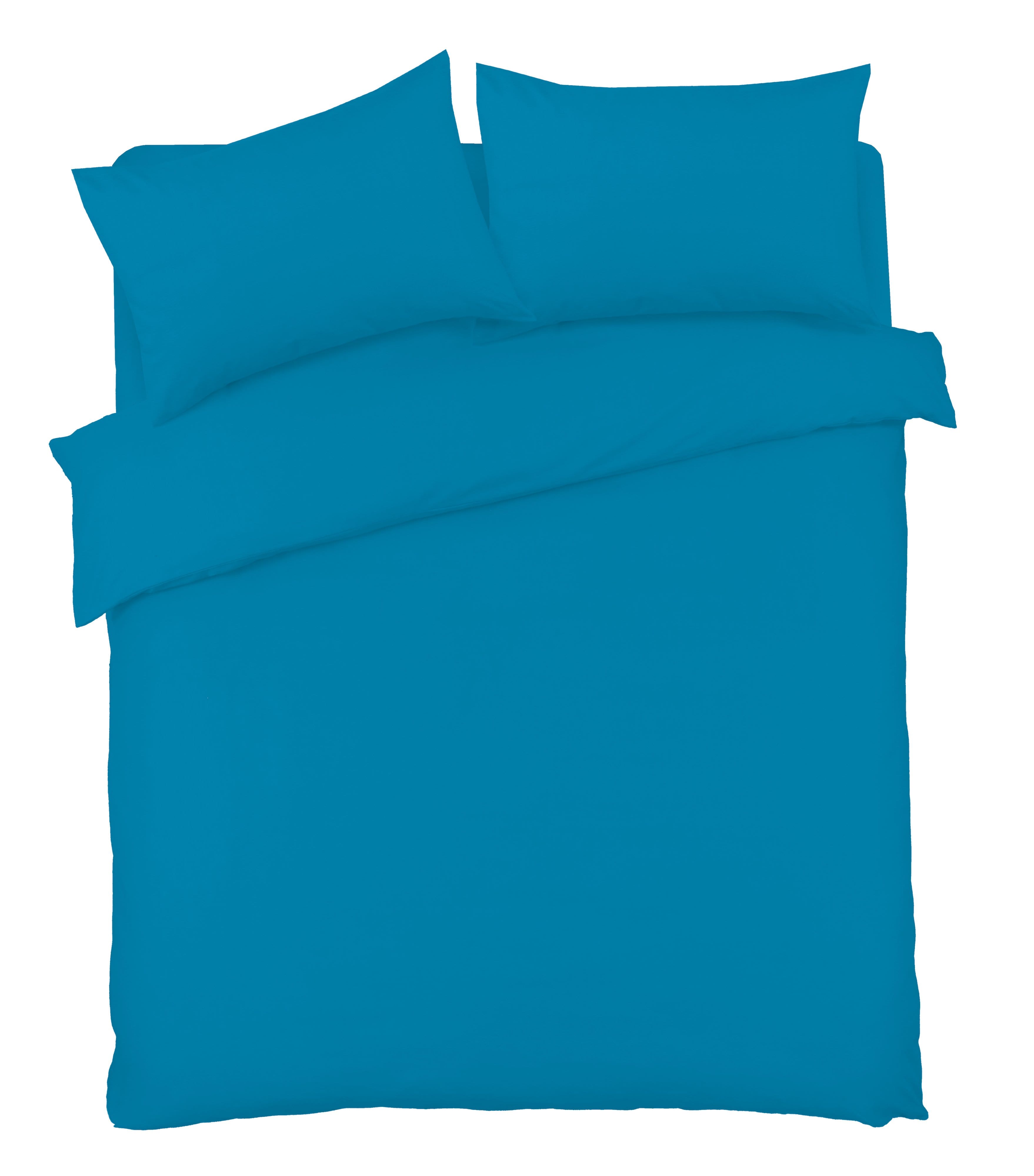 OLIVIA ROCCO Basics Luxury Cotton-Rich Duvet Set, Soft Durable Bedding In Single, Double, King, Super King Sizes, Elegant Color Options