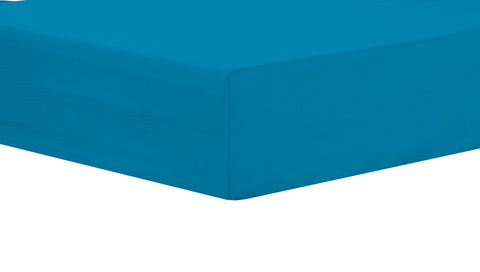 OLIVIA ROCCO Basics Fitted Sheet Indus Valley Cotton Linen Elasticated For Perfect Fit OEKO TEX Certified Multiple Sizes And Colours