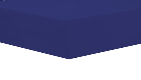 OLIVIA ROCCO Basics Fitted Sheet Indus Valley Cotton Linen Elasticated For Perfect Fit OEKO TEX Certified Multiple Sizes And Colours