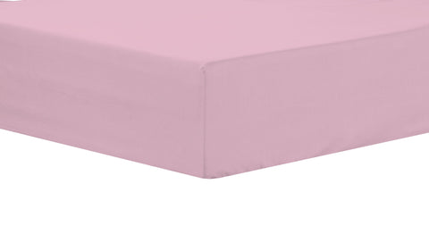 OLIVIA ROCCO Basics Fitted Sheet Indus Valley Cotton Linen Elasticated For Perfect Fit OEKO TEX Certified Multiple Sizes And Colours