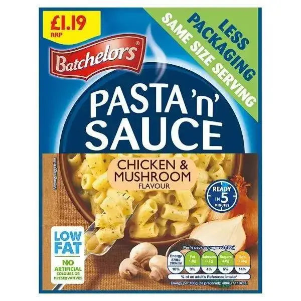 Batchelors Pasta 'n' Sauce Chicken & Mushroom Flavour 99g (Case of 7)