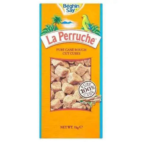 Beghin Say La Perruche Pure Cane Rough Cut Cubes 1kg