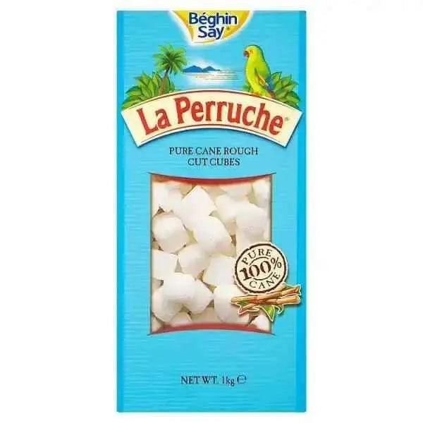 Beghin Say La Perruche Pure Cane Rough Cut Cubes 1kg SUWH1K