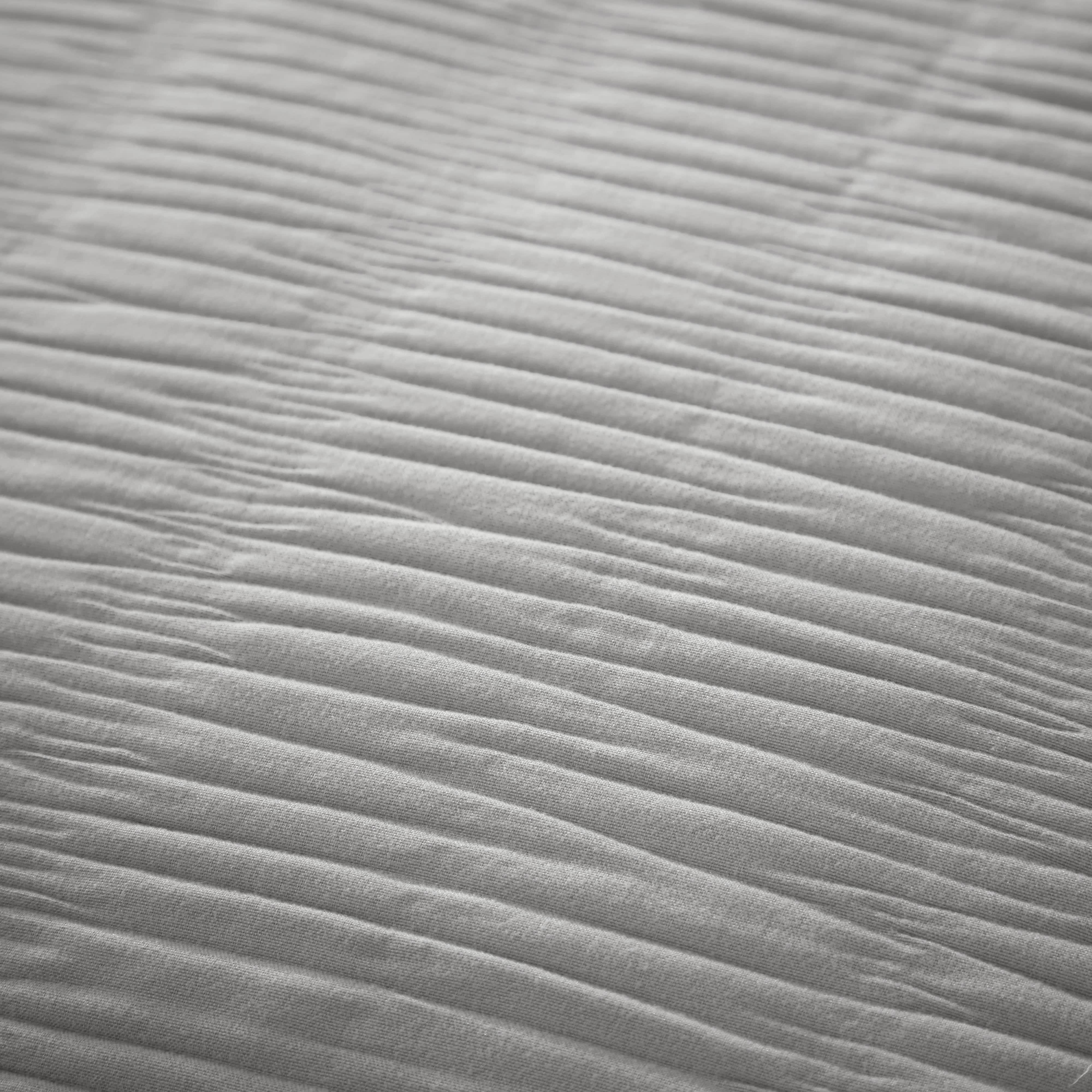 OLIVIA ROCCO Belgravia Grey Microfibre Duvet Cover Set With Pillowcases Soft Easy Care Machine Washable Bedding Modern Quilt Style