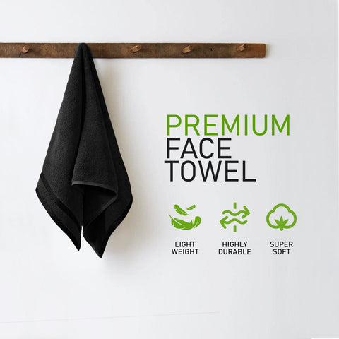 OLIVIA ROCCO Towels Belmont Viscose Stripe Black 100 Percent Cotton Hotel Quality Super Absorbent 10 Piece Bale Set 4 Hand Towels 12 Face Cloths