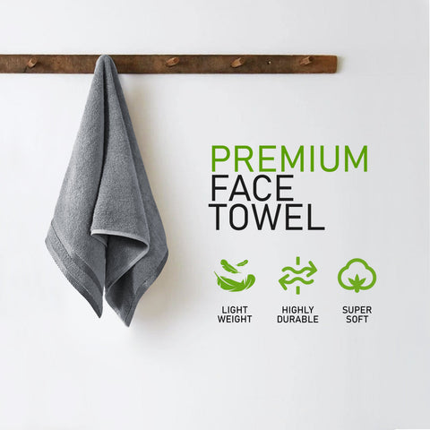 OLIVIA ROCCO Belmont Viscose Stripe Silver Towels 100 Percent Cotton Quality Super Absorbent 10 Piece Bale Set with 4 Hand Towels and 12 Face Cloths