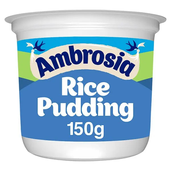 Ambrosia Ready To Eat Rice Pudding Pot 150g (Case of 6)