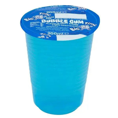 Big Time Bubble Gum Flavour Soft Drink with Sweeteners 200ml (Case of 24)