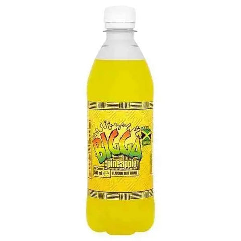 Bigga Pineapple Flavour Soft Drink 600ml (Case of 12)