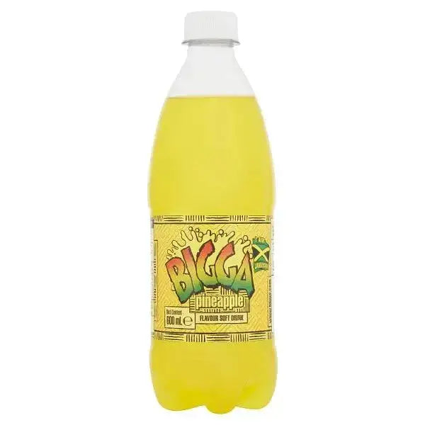 Bigga Pineapple Flavour Soft Drink 600ml (Case of 12)