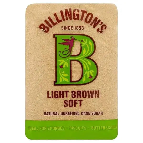 Billington's Light Brown Soft Natural Unrefined Cane Sugar 500g (Case of 10)