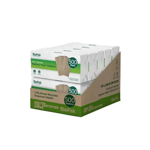 BioPak Natural Paper Napkins