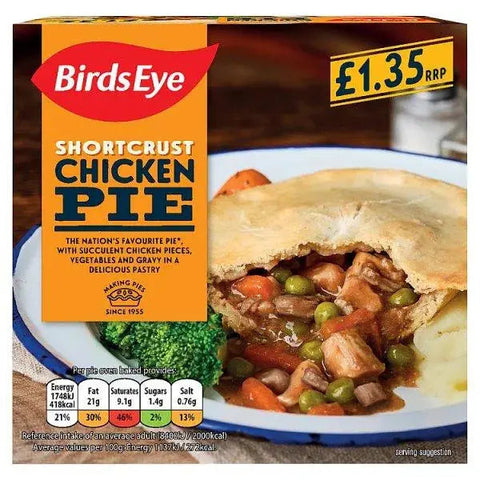 Birds Eye Shortcrust Chicken Pie 155g