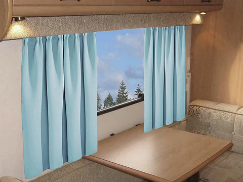 OLIVIA ROCCO Caravan Blackout Curtains 11 Colours Thermal Pencil Pleat Panels Door Panels For Caravans And Campervans All Seasons