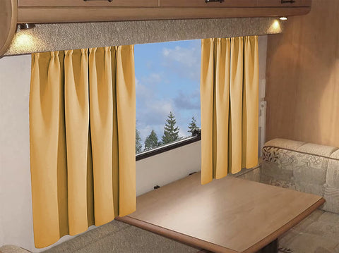 OLIVIA ROCCO Caravan Blackout Curtains 11 Colours Thermal Pencil Pleat Panels Door Panels For Caravans And Campervans All Seasons