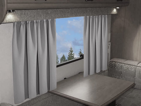 OLIVIA ROCCO Caravan Blackout Curtains 11 Colours Thermal Pencil Pleat Panels Door Panels For Caravans And Campervans All Seasons