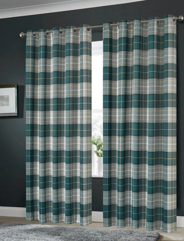 OLIVIA ROCCO Blackout Thermal Curtains Check Marble Design Energy Saving Light Blocking Panels Multiple Sizes And Colours