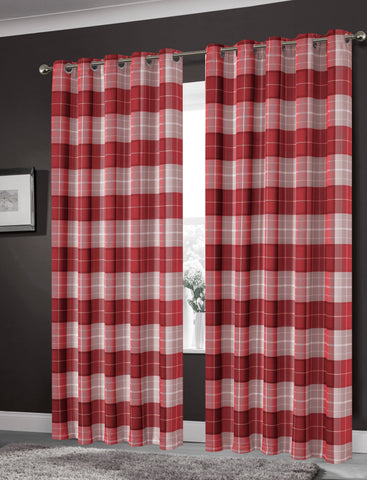 OLIVIA ROCCO Blackout Thermal Curtains Check Marble Design Energy Saving Light Blocking Panels Multiple Sizes And Colours