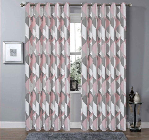 OLIVIA ROCCO Blackout Thermal Curtains Check Marble Design Energy Saving Light Blocking Panels Multiple Sizes And Colours