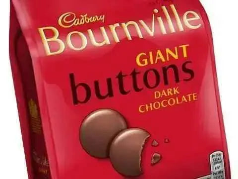 Bourneville Drk Button PM100 (Case of 10)