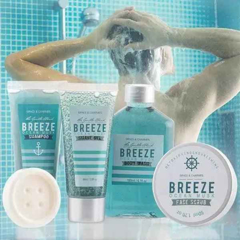 Breeze Toilet Set for Men hygiene ideal as a gift