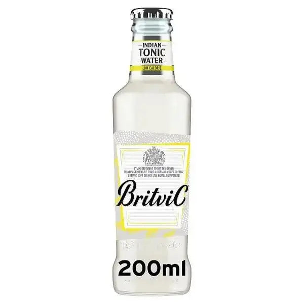 Britvic Indian Tonic Water Low Calorie Bottles 24 x 200ml (Case of 24)