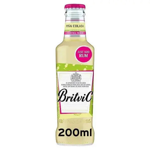 Britvic Piña Colada Non-Alcoholic Cocktail Mixer 200ml (Case of 24)