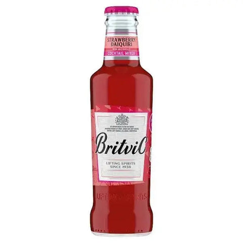 Britvic Strawberry Daiquiri Non-Alcoholic Cocktail Mixer 200ml (Case of 24)