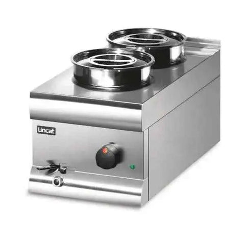 BS3W-Lincat Silverlink 600 Electric Counter-top Bain Marie-Wet Heat-Round Pots-W300mm-1.0kW