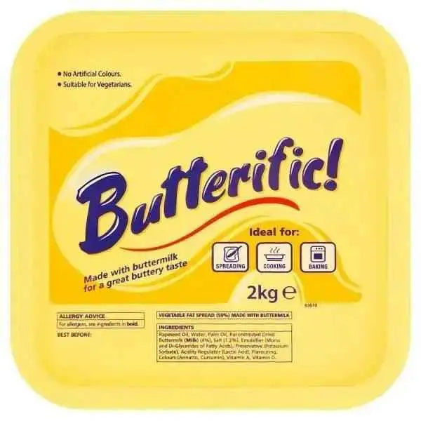 Butterific! 2kg with buttermilk great buttery taste