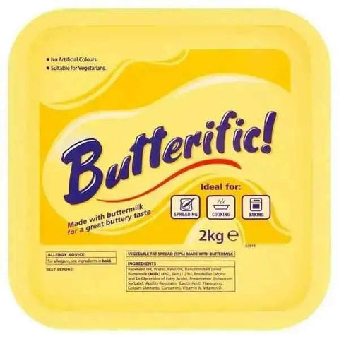 Butterific! 2kg with buttermilk great buttery taste
