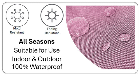 OLIVIA ROCCO Cactus Outdoor Cushion Covers 43 x 43 cm Waterproof Polyester Weather-Resistant For Patio Garden Bench Sofa Indoor Living Room