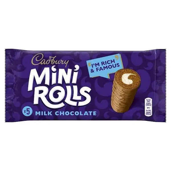 Cadbury 5 Mini Rolls Milk Chocolate