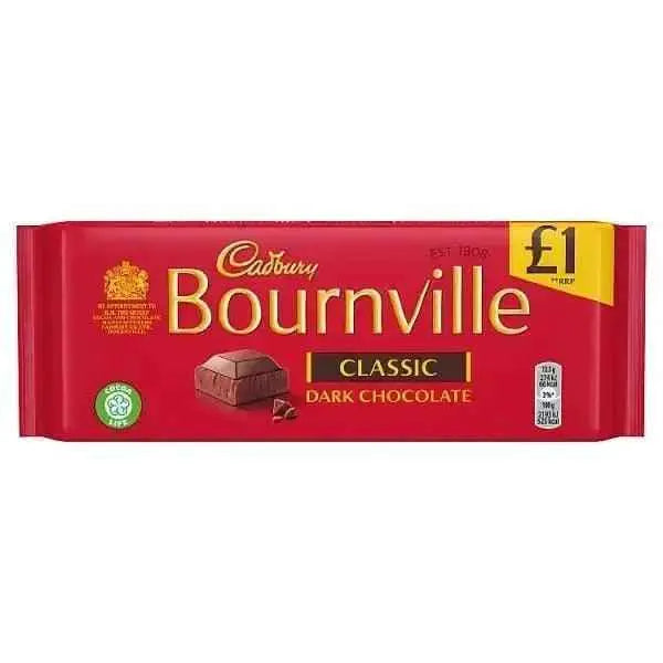 Cadbury Bournville Classic Dark Chocolate Bar 100g
