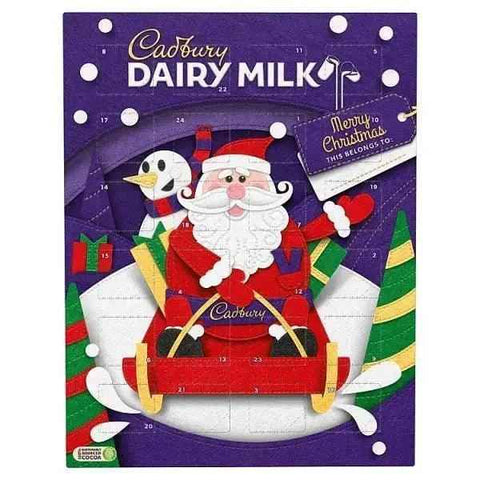 Cadbury Dairy Milk Advent Calendar 90g (Case of 12)