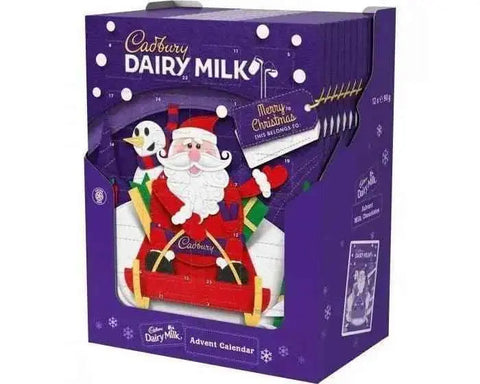 Cadbury Dairy Milk Advent Calendar 90g (Case of 12)