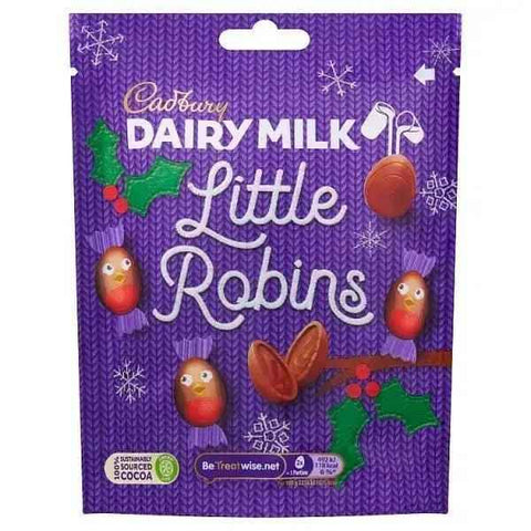 Cadbury Dairy Milk Little Robins Bag 77g (Case of 16)