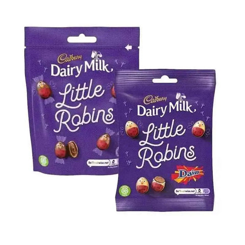 Cadbury Dairy Milk Little Robins Bag 77g (Case of 16)