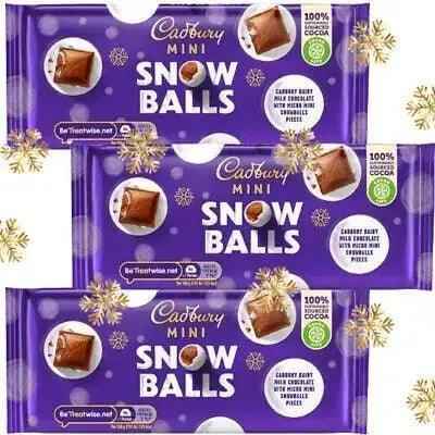 Cadbury Dairy Milk Mini Snowballs Bar 110g (Case of 20)