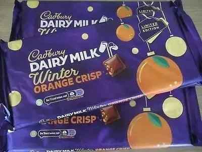 Cadbury Dairy Milk Winter Orange Crisp Chocolate Bar 360g (Case of 13)