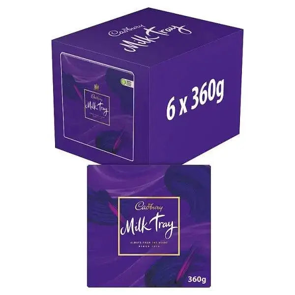 Cadbury Milk Tray Chocolate Box 360g (Case of 6)