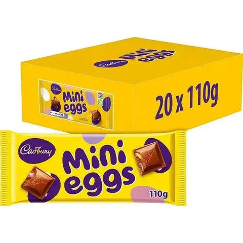 Cadbury Mini Eggs Chocolate Bar 110g (Case of 20)