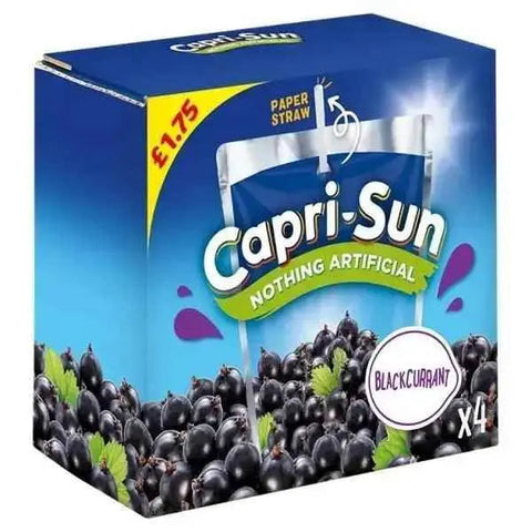 Capri-Sun Blackcurrant 4 x 200ml (Case of 8)