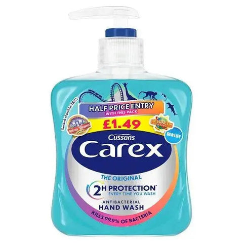 Carex Original Antibacterial Hand Wash 250ml (Case of 6)