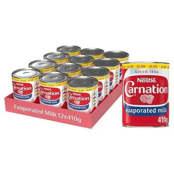 Carnation Evaporated Milk 410g (Case of 12)
